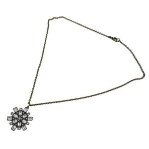 J. Crew Flower Shaped Pendant Necklace